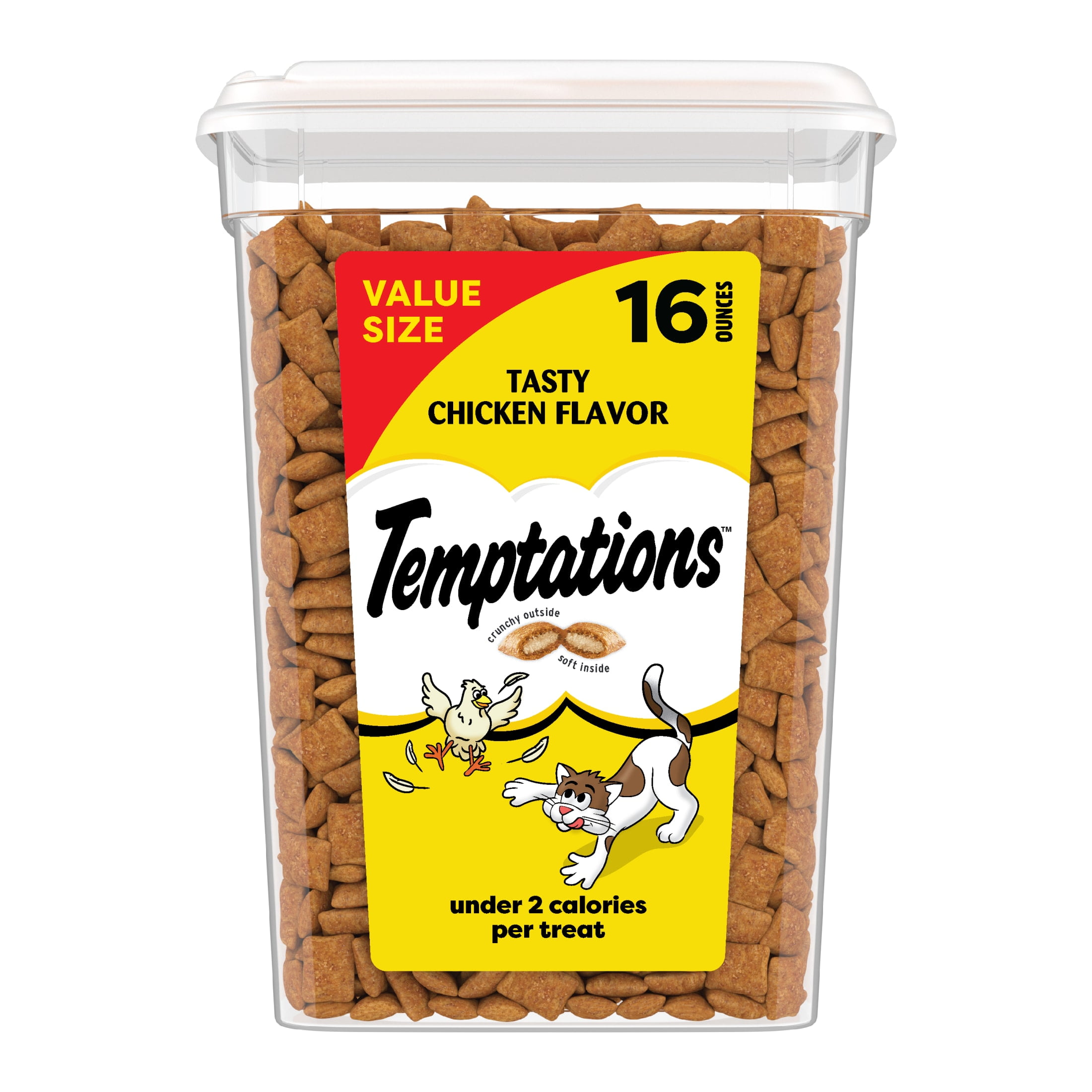 2 pack) Temptations Classic Tasty Chicken Flavor Crunchy And Soft