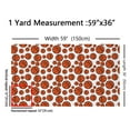 thumbnail image 3 of Castle Fairy Orange Basketball Fabric by the Yard 3 YardsFor Teenagers,Sport Theme Sewing Fabric,Ball Gamer Fabric for Sewing,Lightweight Room Decor, 3 of 6