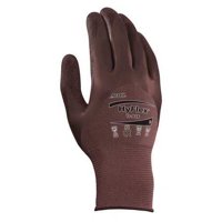 ANSELL Coated Gloves,Size 7,Brown,PR, 11-926