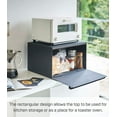 thumbnail image 6 of Yamazaki Home Bread Box - Two Styles, Black, Steel, Horizontal, Supports 22.2 pounds, Handle, No Assembly, 6 of 8