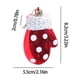 thumbnail image 3 of Bola de Navidad Decorativa Especial, Colgante Pequeño de Plástico Galvanizado, Pintada a Mano, Estrella Hexagonal de Caramelo Rojo., 3 of 7