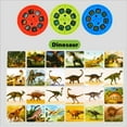 thumbnail image 3 of LNGOOR Slide Projector Torch Projection Light Small Torches lamp Flashlight Educational Learning Bedtime Night Light (Forest Animal), 3 of 6