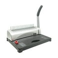 thumbnail image 1 of Manual Comb Punch 21 Holes Tender Binding Machine 10 Holes Clip Strip A4 Clip Strip Rubber Ring Binding Machine, 1 of 5