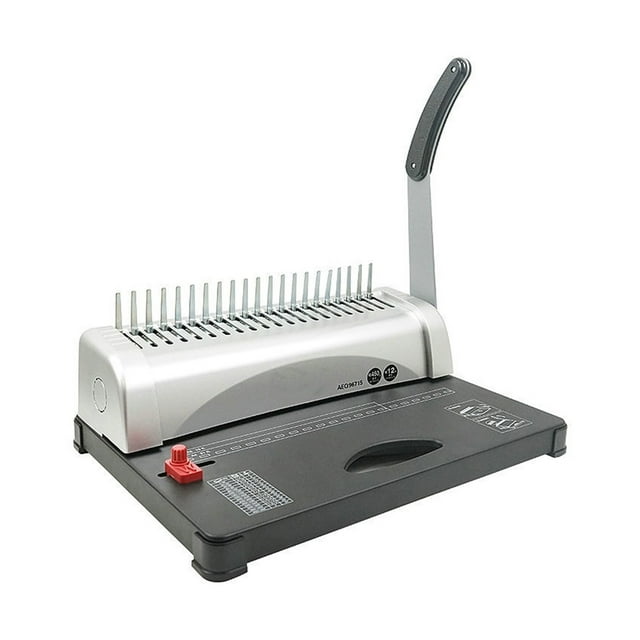 Manual Comb Punch 21 Holes Tender Binding Machine 10 Holes Clip Strip A4 Clip Strip Rubber Ring Binding Machine