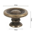 thumbnail image 6 of Willstar 10pcs Retro Door Knobs Cabinet Drawer Wardrobe Door Pull Handle Bronze Knobs, 6 of 9