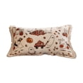 thumbnail image 2 of Halloween Ghost Lumbar Throw Pillow, Farmhouse Cute Ghost Pumpkin Rectangular Cushion with Fringe, Vintage Fall Decorative Pillow, for Sofa, Couch, Home Decor, 2 of 7