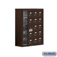 thumbnail image 1 of SalsburyIndustries 19158-15ZSC Cell Phone Storage Locker With Front Access Panel - 5 Door High Unit, Bronze, 1 of 1
