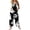 Black, variant on Halloween Women’s Sleeveless Loose Fit Jumpsuit With Halloween Print Wide Leg Overalls Casual Style(Multicolor,M)
