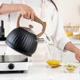 thumbnail image 4 of Whistling Kettle, 3.5l Tea Kettle Stainless Steel Stove Top Kettle With Wooden Handle,vintage Stovetop Kettle For Gas Induction, 4 of 5