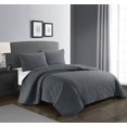 thumbnail image 2 of Casa Pinsonic 3-Piece Gray Quilt Set, King, 2 of 4