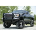 thumbnail image 3 of Fab Fours GM08-S2160-1 Black Steel Front Ranch Bumper Fits select: 2007-2010 GMC SIERRA, 3 of 5