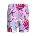 thumbnail image 2 of Lsque Dragon Fruit Mens Sleep Pajama Shorts,Short Pajama Pants, Cotton Ultra-Soft Knit-Large, 2 of 9