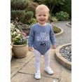 thumbnail image 4 of Miaouyo Baby Boy Romper, Long Sleeve Crew Neck Embroidery Letters Fall Bodysuit, 4 of 9