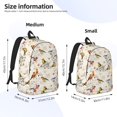 thumbnail image 2 of Yiaed Little Birds Print Print Laptop Backpack Travel Canvas Backpack Vintage Aesthetic Backpack for School Knapsack Backpack Backpack for School-Small, 2 of 5