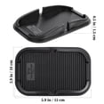 thumbnail image 4 of MasteelfCA Car Dashboard Non Mat Anti- Slide Sticky Extra- Thick Dash Gripping Pad Non- Mounting Pad Compatible for Cellphone MP3 MP4 GPS Keys ( Black ), 4 of 8