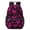 Butterfly and Pink, variant on Butterfly and Pink Black Pattern 17" School Backpacks for Teens,Waterproof Oxford Fabric,S-Shape Padded Straps for School,Travel,Hiking,Camping