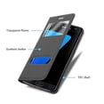 thumbnail image 4 of Cadorabo Étui pour Samsung Galaxy S7 EDGE Couverture Livre Portefeuille Protection d'Écran Cuir PU à Rabat Magnétique Vue Intelligente Étui, 4 of 7
