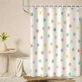 thumbnail image 2 of Pastel Dots Shower Curtain 72x72, Waterproof Washable Polyester Bathroom Curtain, Polka Dot Bath Curtain with 12 Plastic C Hooks, Machine Washable Fabric Bath Curtain for Bathroom Decor, 2 of 5