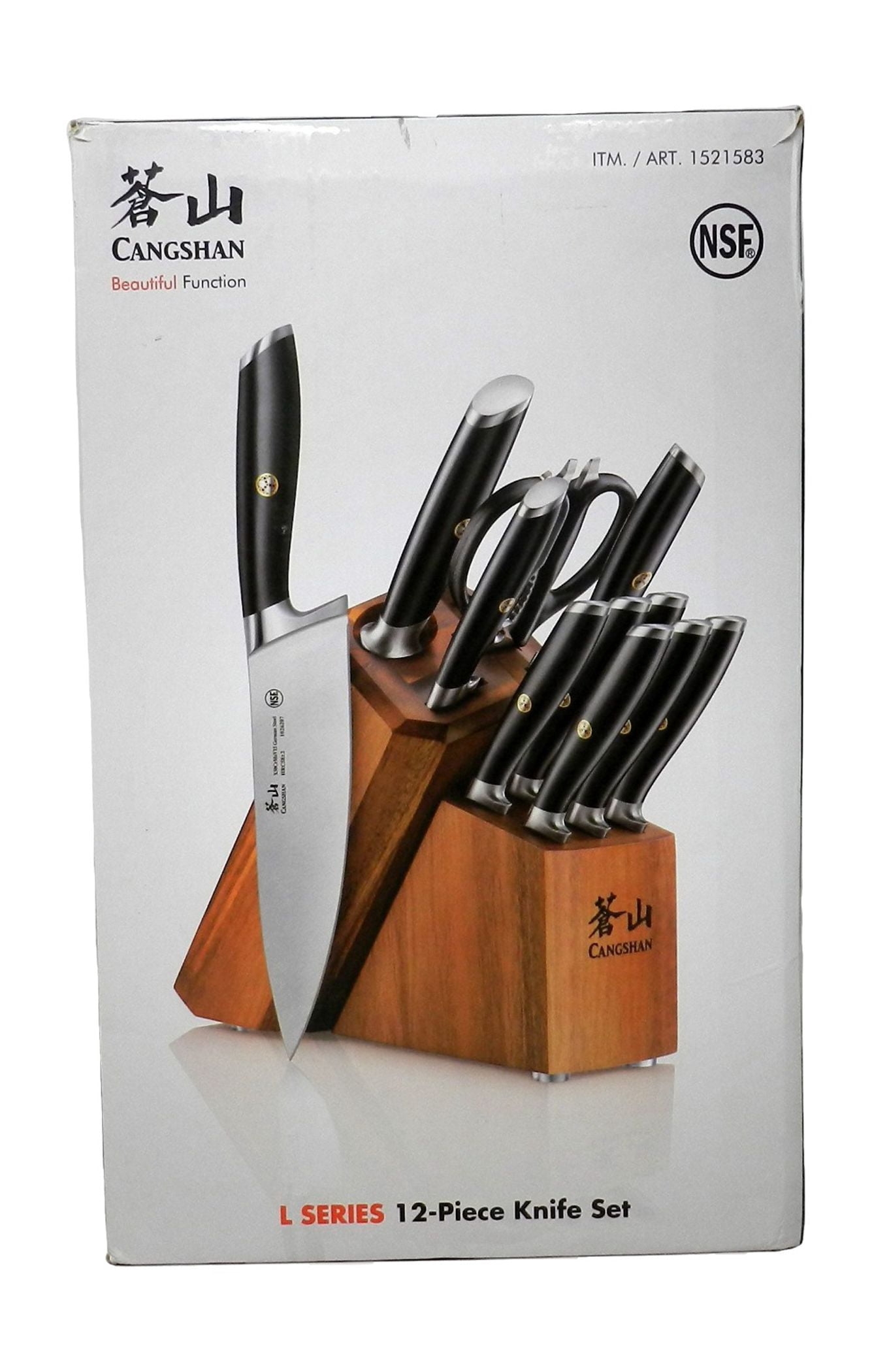 Cangshan L-Series 12 Piece Knife Set