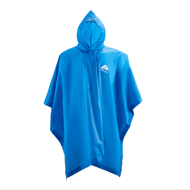 Ozark Trail Child Raincoat Poncho with Hood, One Size Fits Most