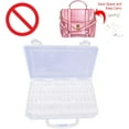 thumbnail image 4 of Organizador de accesorios para pintura de diamantes, almacenamiento de manualidades con ranuras independientes para almacenamiento multiusos, organizador de plástico con divisores ajustables y PP de, 4 of 8