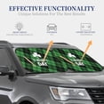 thumbnail image 4 of Fotbe St Patrick's day Juego de 2 Piezas de Parasoles para Parabrisas | Bloqueador Solar para Auto | Accesorios Plegables para Protección Solar Interior-Small, 4 of 6