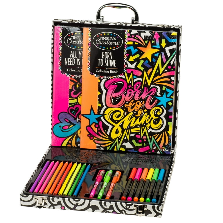  The Art of Coloring Adult Studio Art Case - by Cra-Z-Art