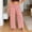 Red, variant on Ynynloco Womens Plus Size 100%Cotton Pants Elastic Waist Lightweight Palazzo Pants for Women Casual Lounge Wide Leg Pants