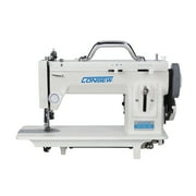 Consew CP146RL Portable Zig-Zag Walking Foot Lockstitch Sewing Machine, Built-In 110VAC Motor & Deluxe Foot Control, Reverse Stitch, Heavy-Duty Canvas Vinyl Leather Sail Upholstery Repair