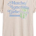 thumbnail image 3 of Instant Message - Matcha Latte Girlie Relaxed Fit T-Shirt, 3 of 6