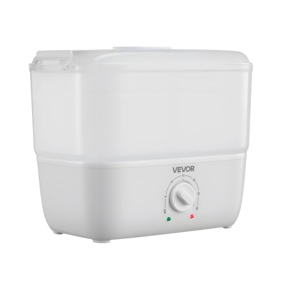 Hot Towel Warmer, 1.1 gal Small Towel Steamer with Clip & Indicator, Holds 12-15 Towels, Portable Facial Warmer Quickly Heats Up in 5 Minutes, for Spa, Barber, Manicures, Massage, Salon, White