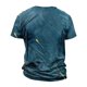thumbnail image 5 of European And American Round Neck Casual Ethnic Style Retro Printed Short Sleeve T-shirt Top2XL, 5 of 5