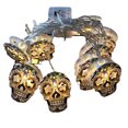 thumbnail image 3 of COFEST Halloween Skull Light String Luminous Horror Skull Decor Spooky Skull Pendant Lights Halloween Versatile Glowing Skulls C, 3 of 9