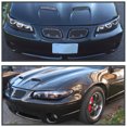 thumbnail image 2 of Spec-D Tuning Black Housing Clear Lens 1PC LED Halo Projector Headlights + Corner Lights Compatible with 1997-2003 Pontiac Grand Prix, Left + Right Pair Headlamps Assembly, 2 of 5