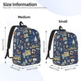 thumbnail image 3 of Yiaed Marine Nautical Print Backpack, Premium Laptop Backpack, Travel Backpack for Women, Lightweight Backpacks, Comfortable Back Pack-Medium, 3 of 7