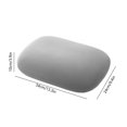thumbnail image 3 of Travel Pillow Memory Foam Small Camping Pillow Warm Soft Velvet Cover Lightweight Home Pillow for Travel, Sleeping, Nap and Neck, Knee, Leg, Lumbar Support Ideal Backpacking, Airplane and Car, 3 of 6
