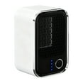 thumbnail image 2 of 1600W Portable Space Heater with Remote Control, Turbo Fan & Tip-Over Protection – Desktop Ceramic Heater with 2 Heat Settings, Instant Wide-Range Heating & Quiet Operation for Home or Office, 2 of 4