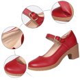 thumbnail image 4 of B91xZ Mocassins Classiques Confortables pour Femmes Bout Rond Plats Extensibles Mode Décontractée Chaussures de Soirée, Marron 8.5, 4 of 5