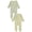 yellow/multi, variant on Baby Girls' 2-Pack Footed Coveralls Color: multi Size: 3 - 6 months