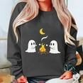 thumbnail image 3 of Hvot&aat Women's Halloween Sweatshirt Funny Ghost Loose Fit Round Neck Long Sleeve Pullover, 3 of 3