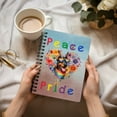 thumbnail image 3 of Peace Love Pride Doberman Pinscher with Rainbow Sunglasses LGBT LGBTQ+ Spiral Bound Journal Doberman Dog Lover Gifts 5x7in Spiral Notebook - 01004, 3 of 5