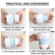 thumbnail image 4 of Taza de camping plegable con pajita Taza de café plegable de silicona Botella deportiva Portátil Viajes al aire libre Coche 16oz (2 piezas), 4 of 5