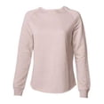 thumbnail image 1 of Independent Trading B06976304 Chandail à Col Rond pour Femmes California Wave Wash, Rose Poudré - Moyen, 1 of 1