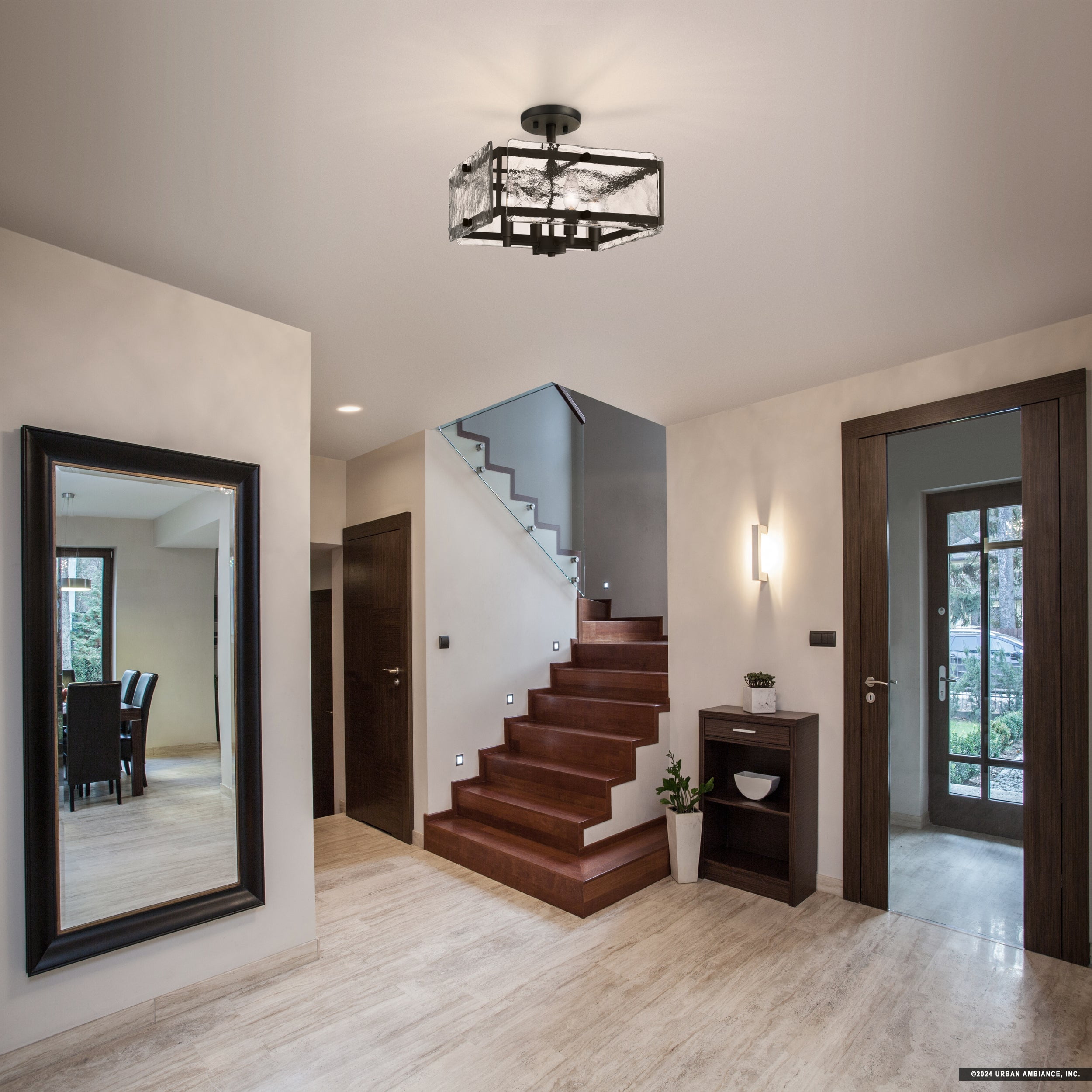 Luxury Coastal Ceiling Light, Earth Black, UQL5030