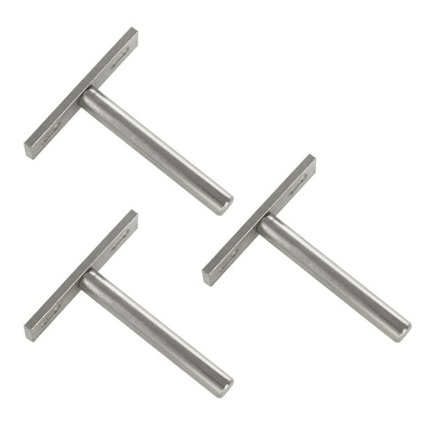18 Piezas 3 Pulgadas Soportes de Estantería Flotante Invisible, Soportes de Estantes Ocultos