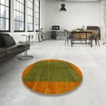 thumbnail image 3 of Ahgly Company Indoor Rectangle Contemporary Mahogany Brown Abstract Area Rugs, 6' x 9', 3 of 6
