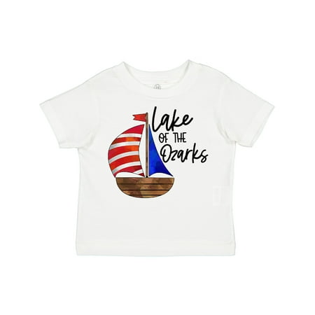 

Inktastic Lake of the Ozarks Sailboat Boys or Girls Toddler T-Shirt