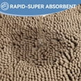 thumbnail image 5 of 24" x 17" Chenille Bath Mat – Non-Slip with Backing Bath Rug Ultra-Absorbent and Machine Washable Bathroom Mat Quick-Dry Design. Ideal for Bathroom Shower and Tub Areas, 5 of 14