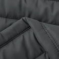 thumbnail image 6 of UVEASISHA Men Puffer Jacket Packable Lightweight Quilted Jackets Full Zip Stand Collar Fashion Winter Coats Windproof lnsulated Ski Coat with Pockets Dark Gray S, 6 of 7