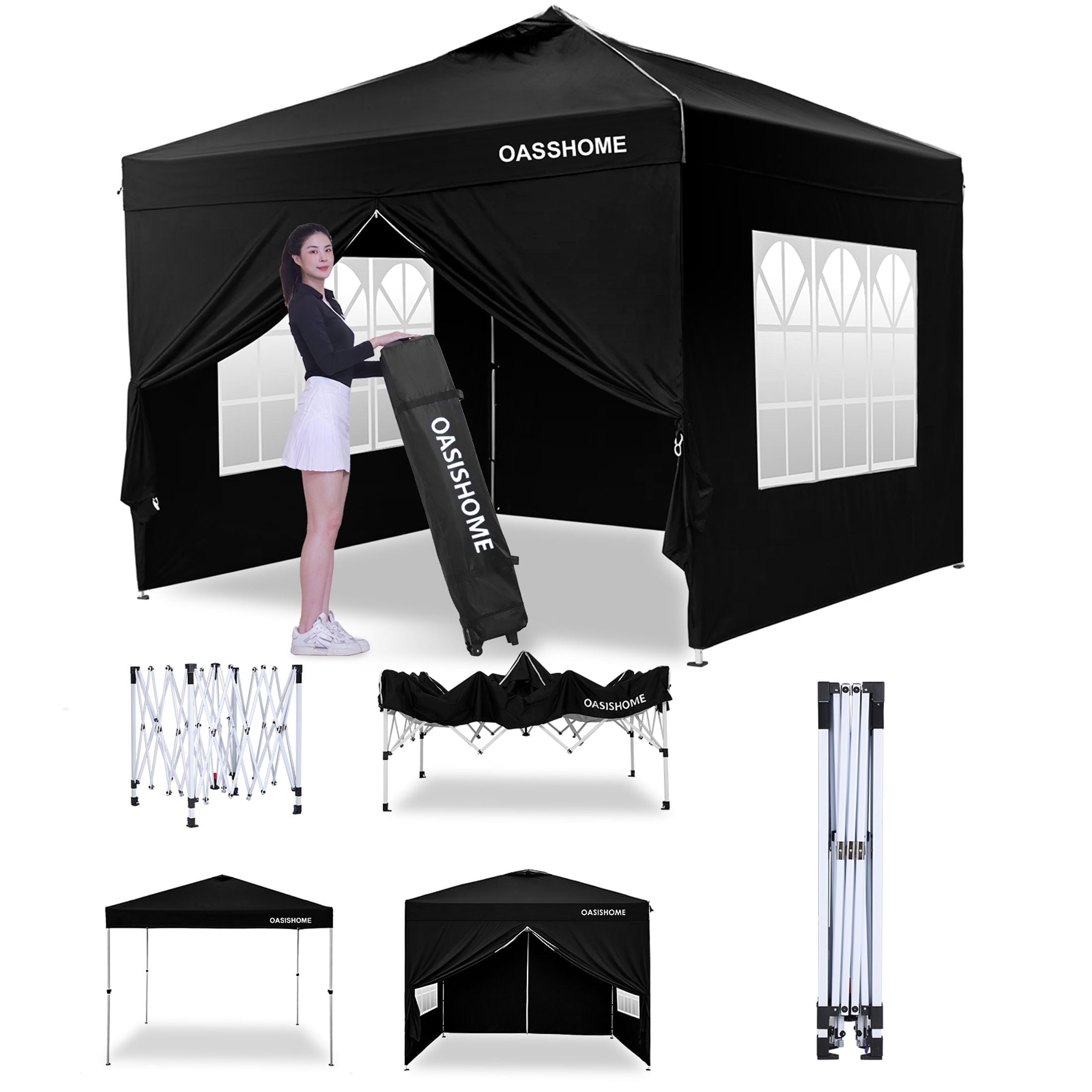 Ozark Trail 13' x 13' Beige Instant Outdoor Canopy with UV